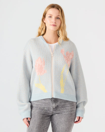 JENA Multi Long-Sleeved Zip-Up Women's Sweater Jacket | Steve Madden Customer Favorite