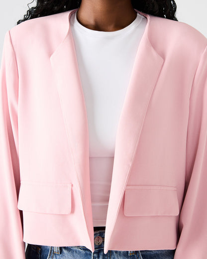 SERENEA Powder Puff Women's Long-Sleeved Open-Front Blazer | Steve Madden Latest