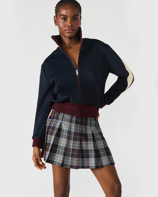DAISY Midnight Long-Sleeved Zip-Up Athletic Women's Jacket | Steve Madden Latest