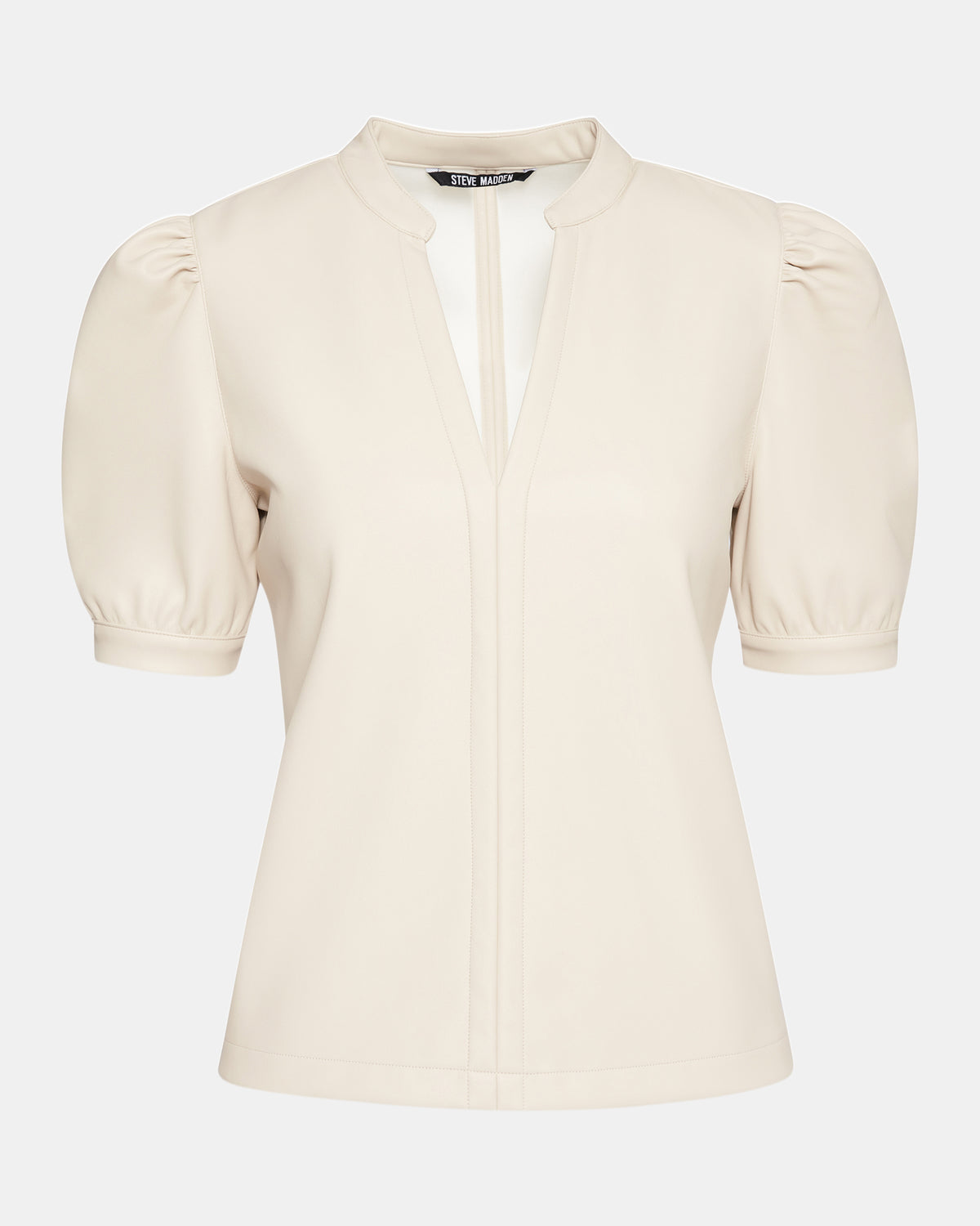 JANE Bone Women's Short-Sleeved Suede Top | Steve Madden Signature