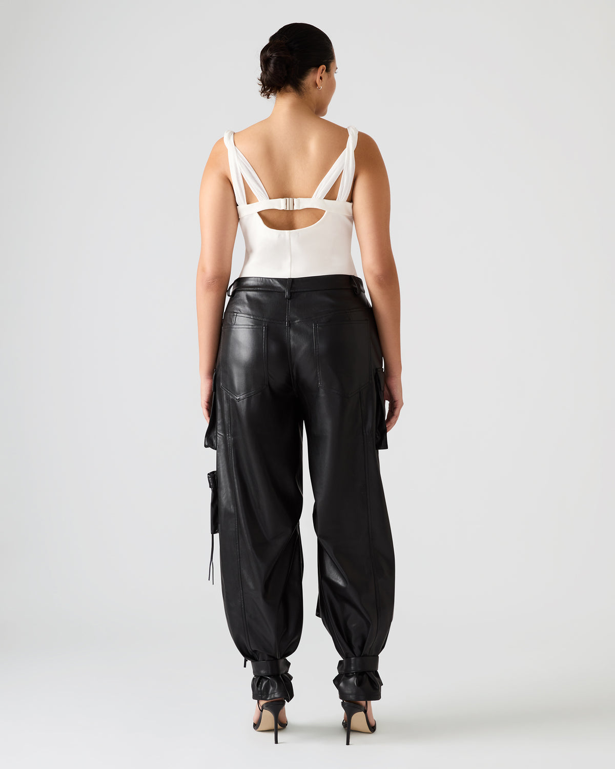 ADDISYN Antique V-neck Sleeveless Mesh Women's Top | Steve Madden Popular