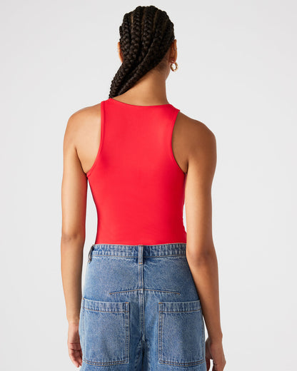 NICO Red Women's Contour Stretch Bodysuit | Steve Madden Hot Sale