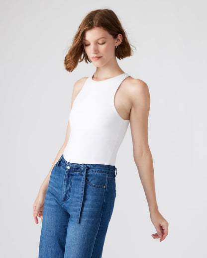 NICO White Women's Contour Stretch Bodysuit | Steve Madden Best Price