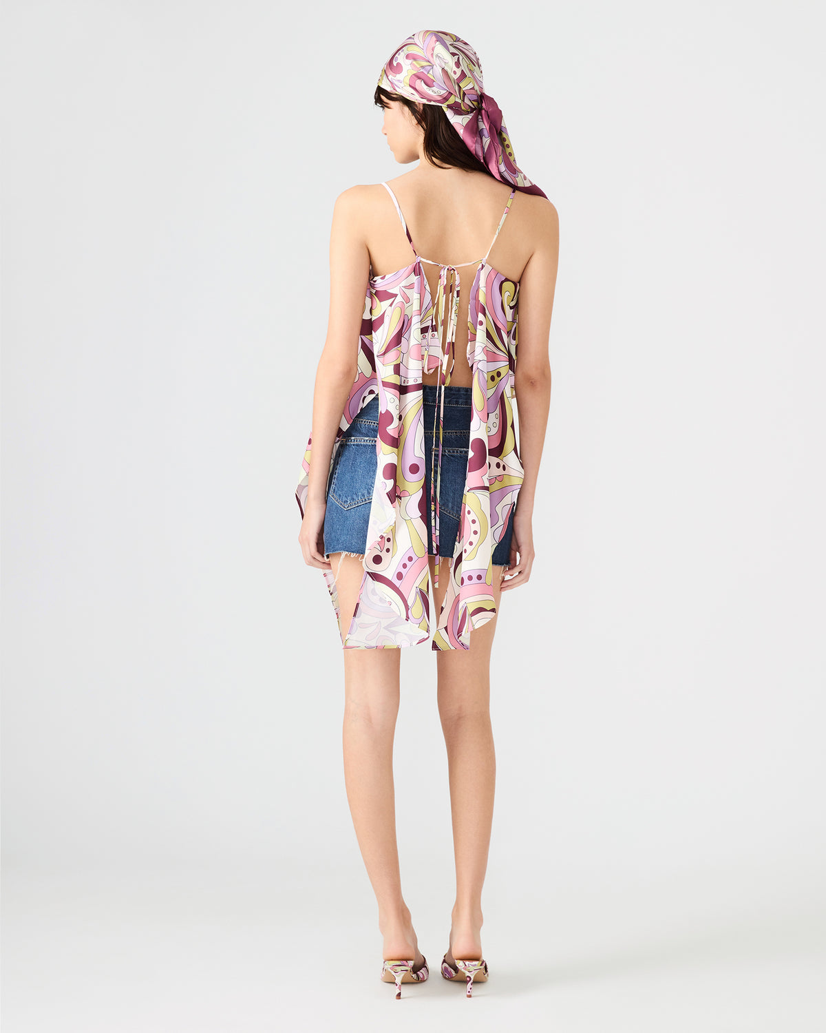 MARGAN Petal Paisley Sleevelss Asymmetrical Flowy Women's Top | Steve Madden Everyday