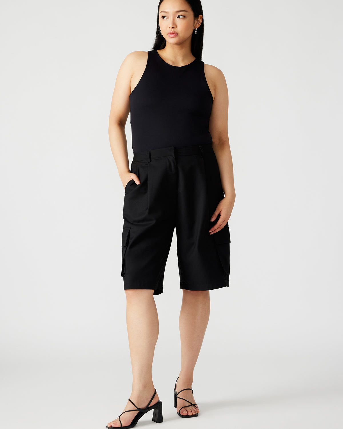 NICO Black Women's Contour Stretch Bodysuit | Steve Madden Recommended