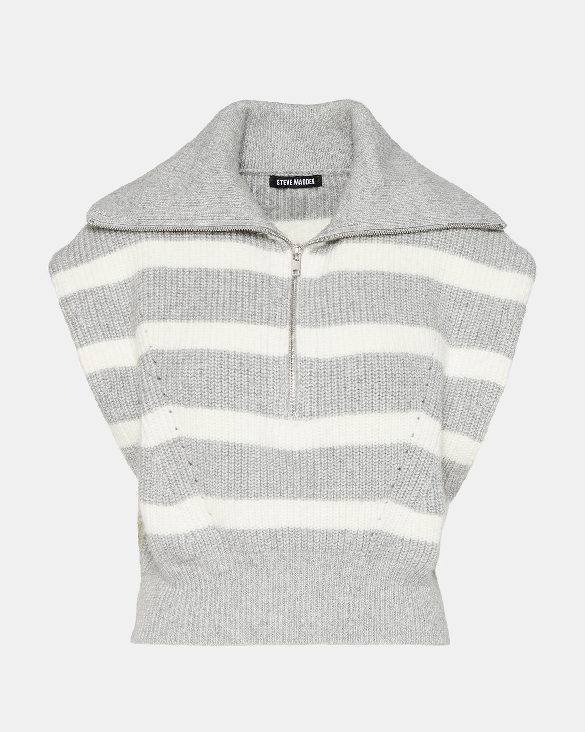 EASTON Sweater Grey | Sleeveless Hooded Sweater | Steve Madden Trusted