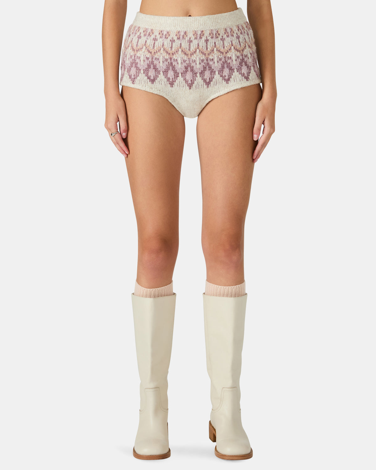 SUZETTE Multi Fair Isle Micro Women's Hot Shorts | Steve Madden Trending