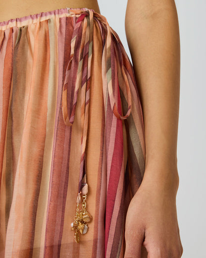 SHILLOH Stripe Detail Flowy Women's Maxi Skirt | Steve Madden Hot Sale