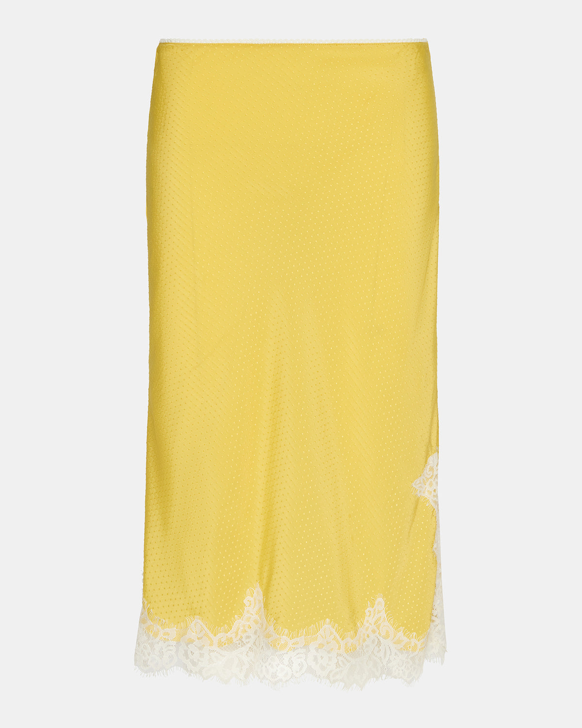 CINTHIA Golden Lime Lace Trime Women's Midi Skirt | Steve Madden Discount
