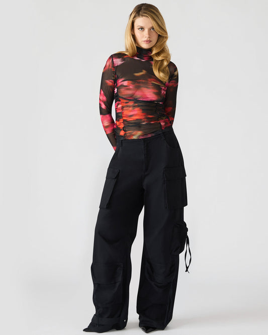 DUO Black Women's Utility Cargo Pants | Steve Madden Customer Favorite