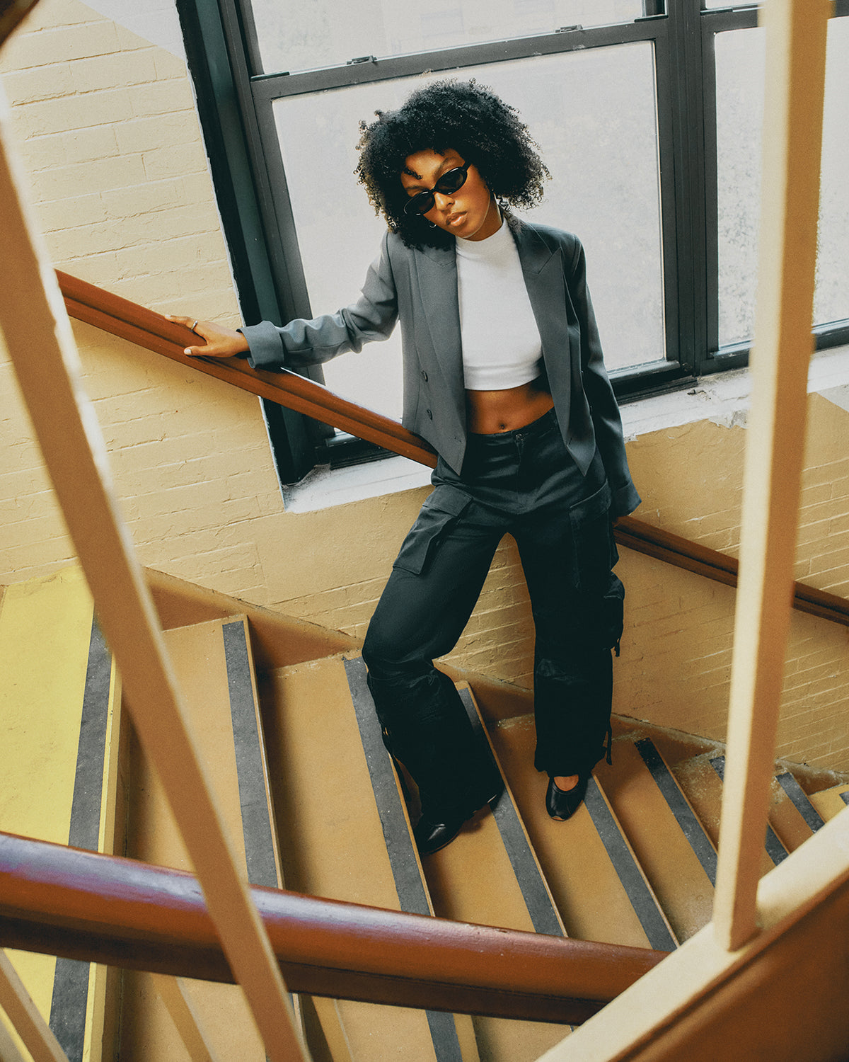 DUO Black Women's Utility Cargo Pants | Steve Madden Customer Favorite