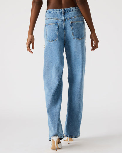 TAYLOR Jean Rhinestone Women's Cutout Jeans | Steve Madden Recommended