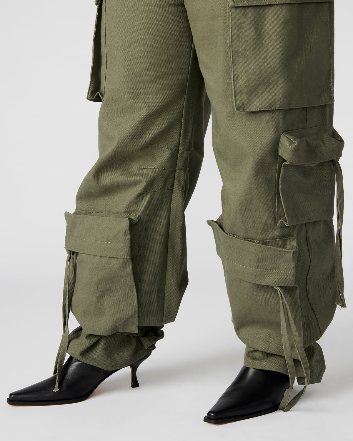 DUO Olive Women's Utility Cargo Pants | Steve Madden Special Offer