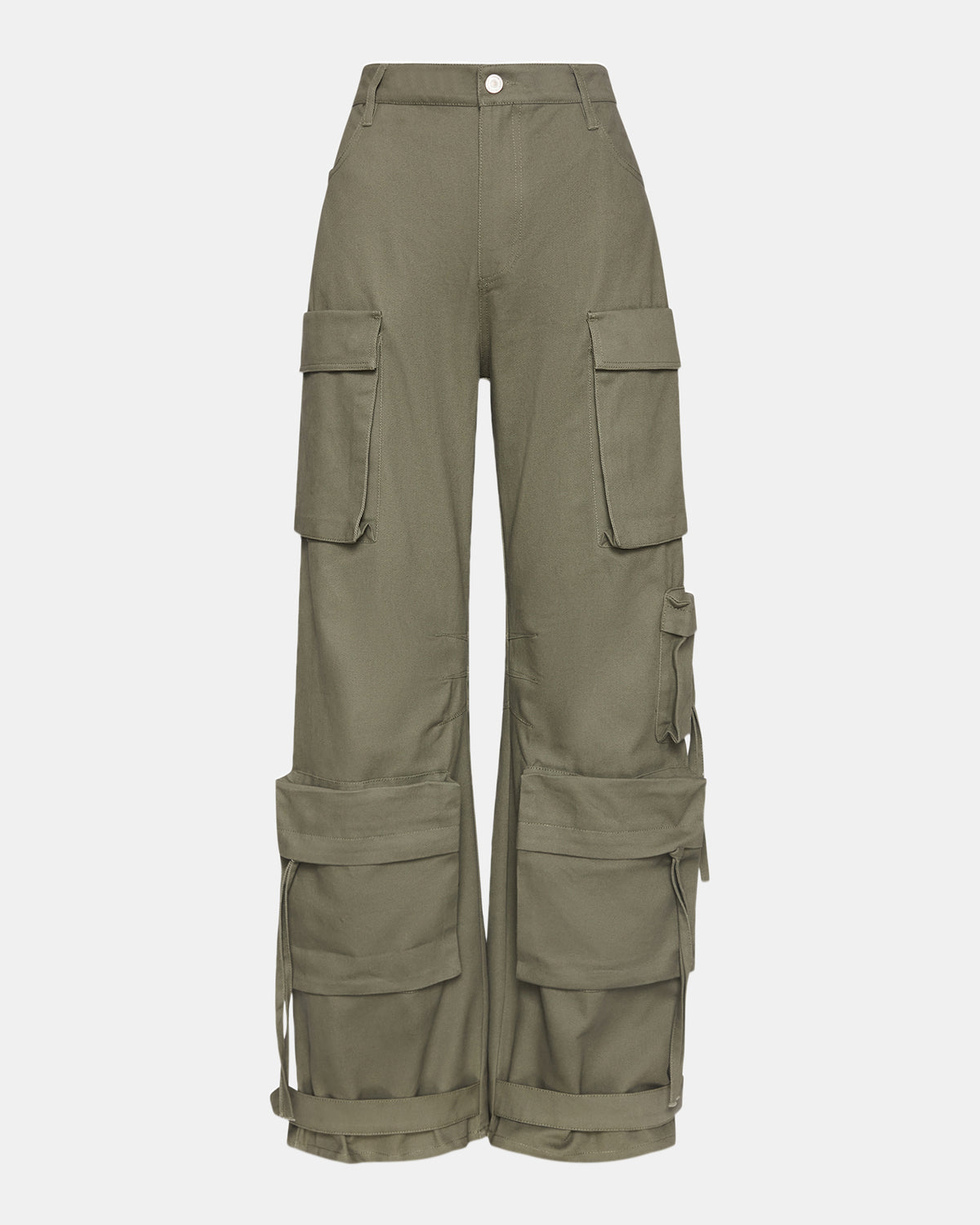 DUO Olive Women's Utility Cargo Pants | Steve Madden Special Offer
