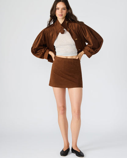 CINDI Skort Chicory Coffee Women's Mini Skort | Steve Madden Great Value