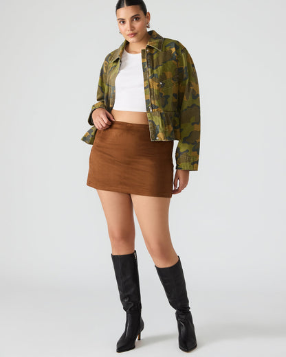 CINDI Skort Chicory Coffee Women's Mini Skort | Steve Madden Great Value