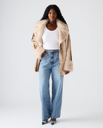 TAYLOR Jean Forever Blue Women's Cutout Jeans | Steve Madden Latest