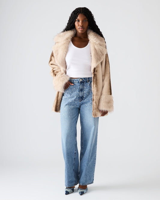 TAYLOR Jean Forever Blue Women's Cutout Jeans | Steve Madden Latest