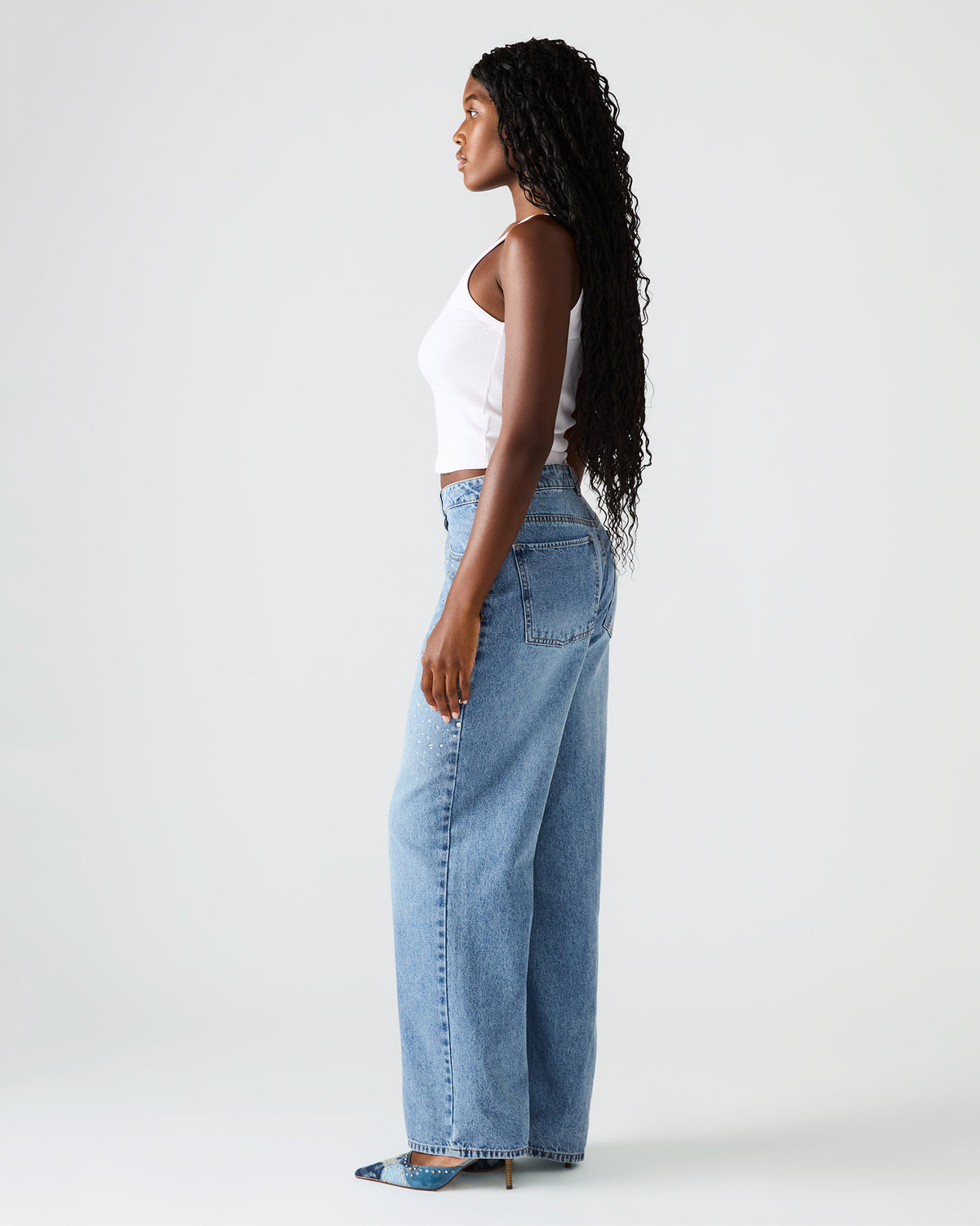 TAYLOR Jean Forever Blue Women's Cutout Jeans | Steve Madden Latest