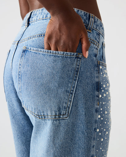 TAYLOR Jean Forever Blue Women's Cutout Jeans | Steve Madden Latest