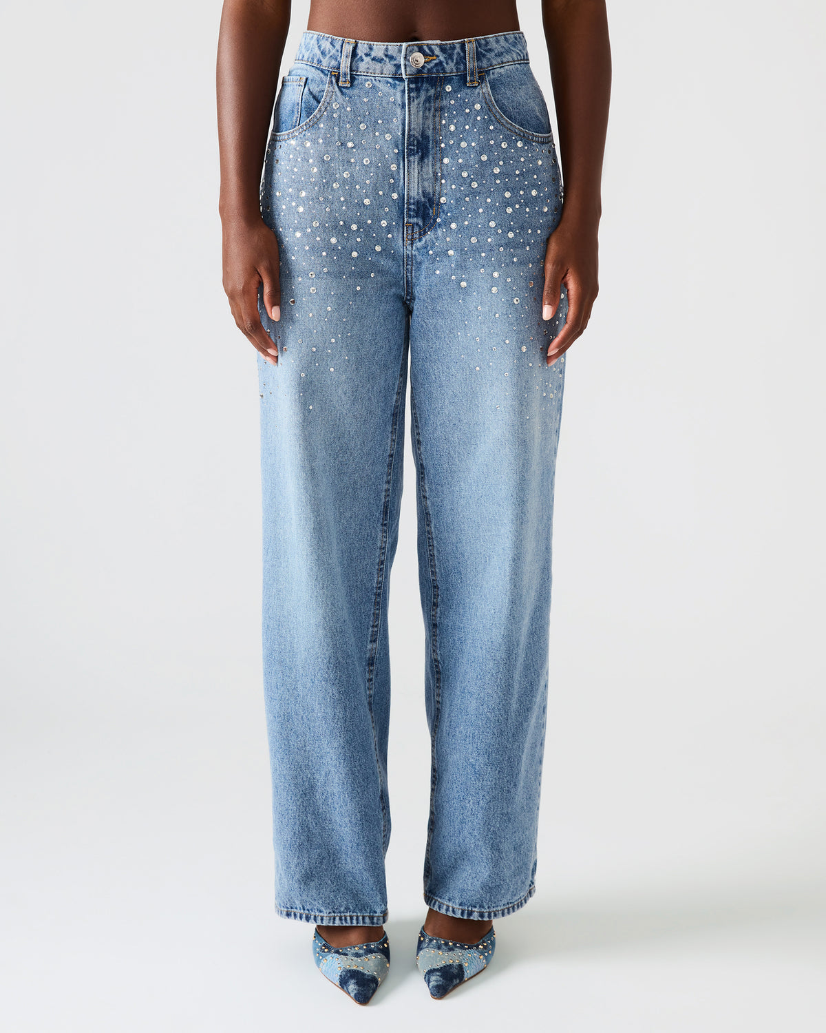 TAYLOR Jean Forever Blue Women's Cutout Jeans | Steve Madden Latest