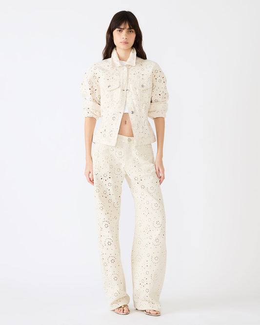 RORI Sea Mist Straight-Leg Denim Women's Bottoms | Steve Madden Featured