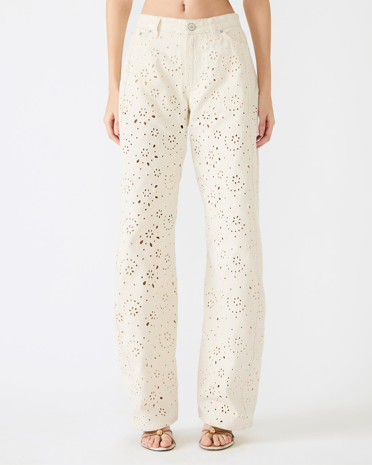 RORI Sea Mist Straight-Leg Denim Women's Bottoms | Steve Madden Featured