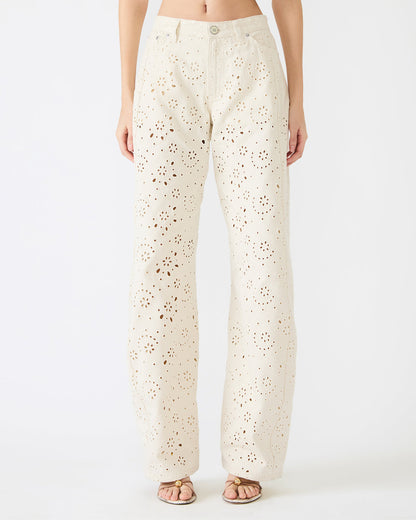 RORI Sea Mist Straight-Leg Denim Women's Bottoms | Steve Madden Featured