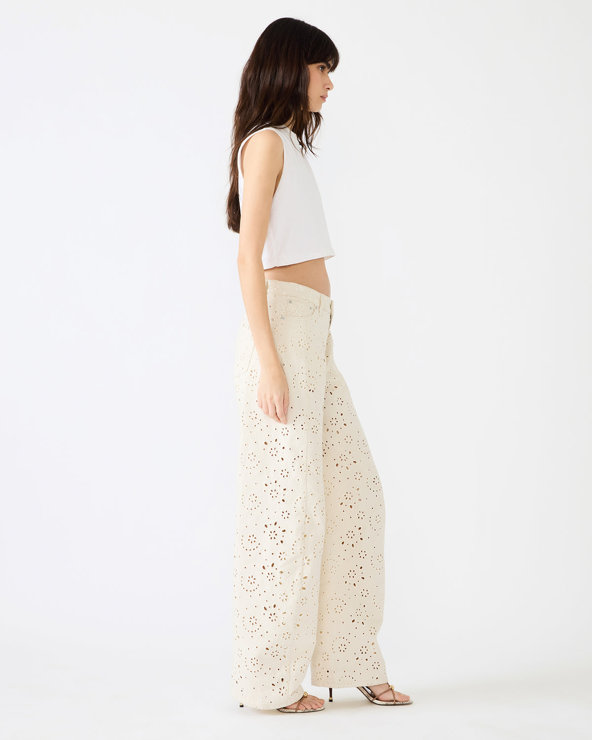 RORI Sea Mist Straight-Leg Denim Women's Bottoms | Steve Madden Featured