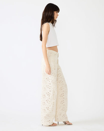 RORI Sea Mist Straight-Leg Denim Women's Bottoms | Steve Madden Featured