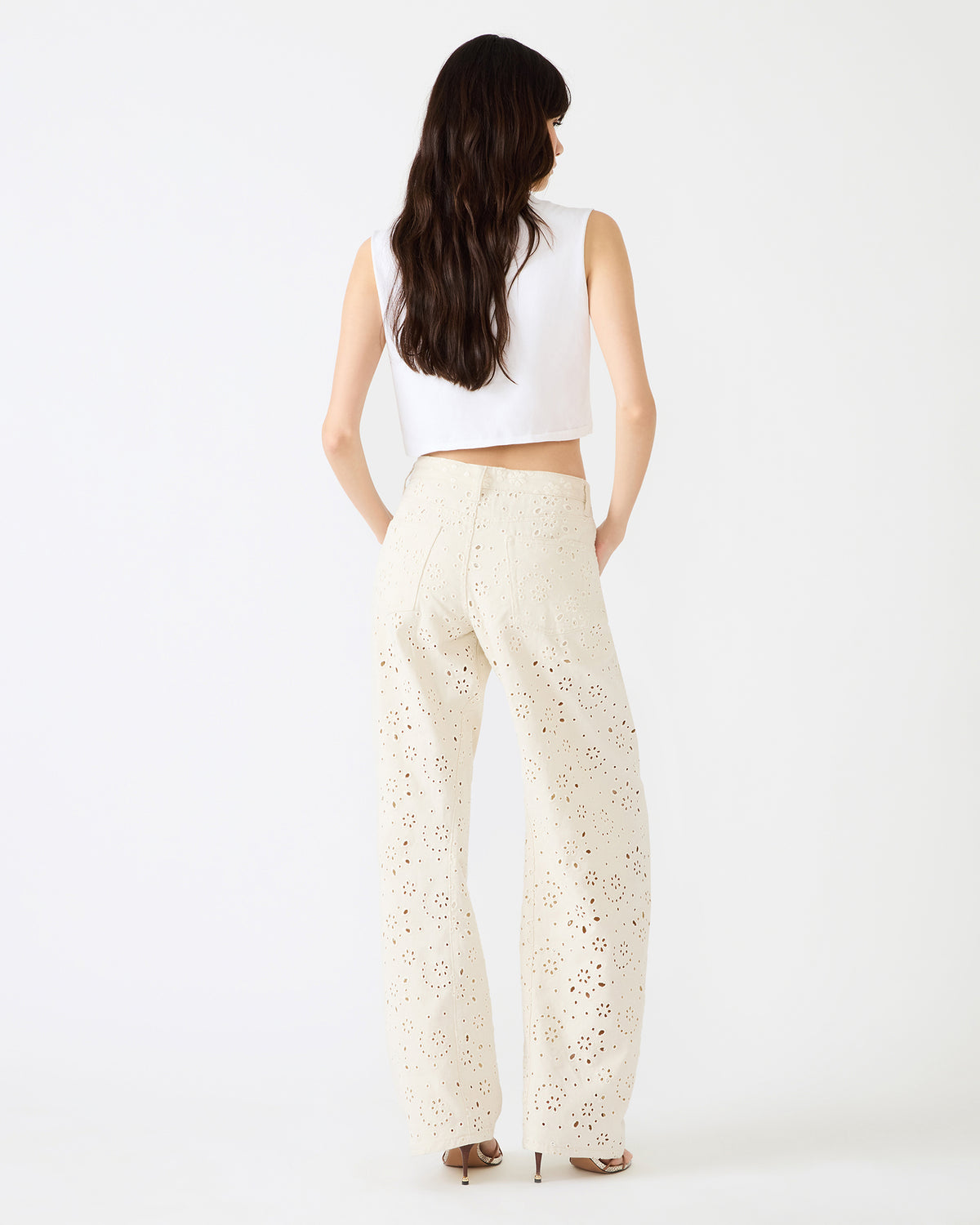 RORI Sea Mist Straight-Leg Denim Women's Bottoms | Steve Madden Featured