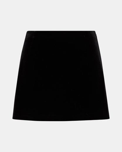 CINDI Velvet Black Women's Mini Skort | Steve Madden Smart Buy