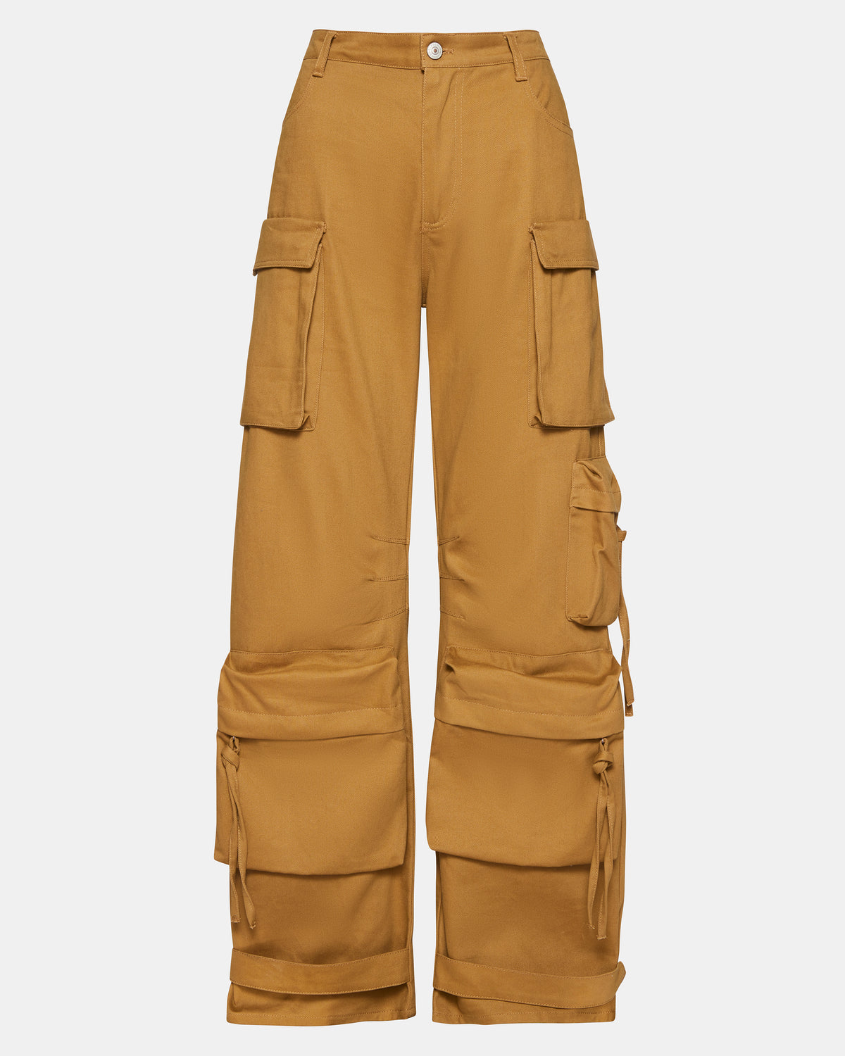 DUO Khaki Women's Utility Cargo Pants | Steve Madden Smart Buy