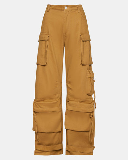 DUO Khaki Women's Utility Cargo Pants | Steve Madden Smart Buy