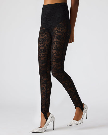 SANDRINE Black Lace Mesh Women's Pant | Steve Madden Hot Sale