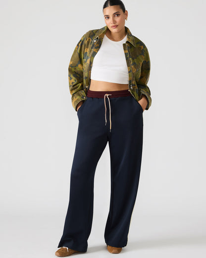 DAISY Midnight Athletic Tie-Front Matching Set Women's Pants | Steve Madden Discount