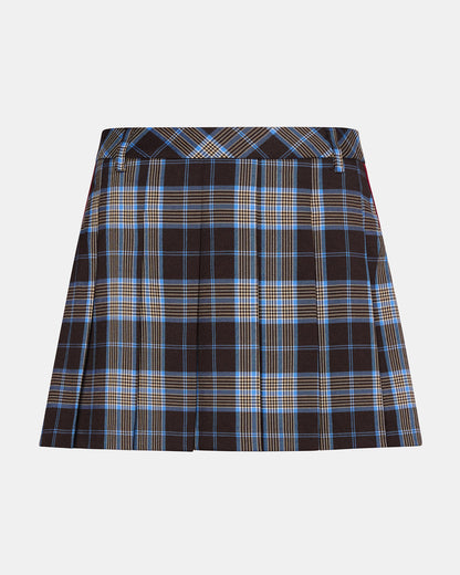 MARGO Brown Plaid Pleated Women's Mini Skirt | Steve Madden Deals