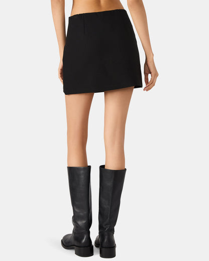 CINDI Black Women's Essential Mini Skort | Steve Madden Value