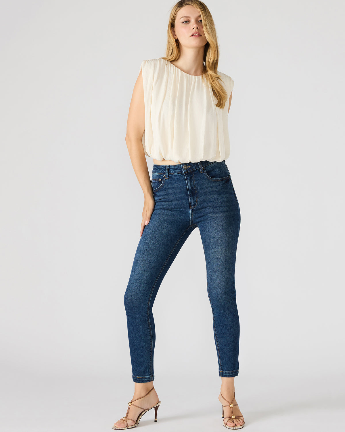 LONA Midnight Blue Denm Skinny Women's Jeans | Steve Madden Everyday