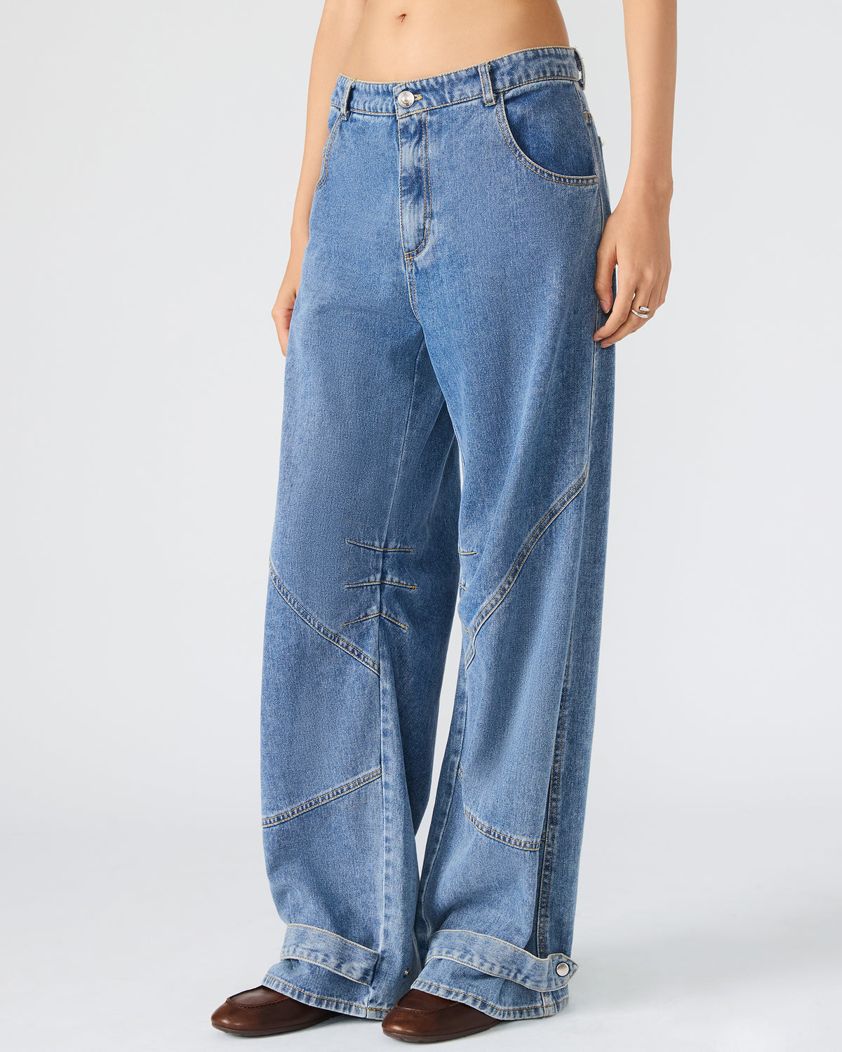 TRE Forever Blue Low-Rise Denim Women's Jeans | Steve Madden Essential