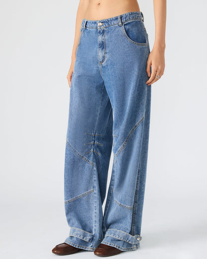 TRE Forever Blue Low-Rise Denim Women's Jeans | Steve Madden Essential