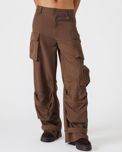 DUO Chocolate Women's Utility Cargo Pants | Steve Madden Recommended