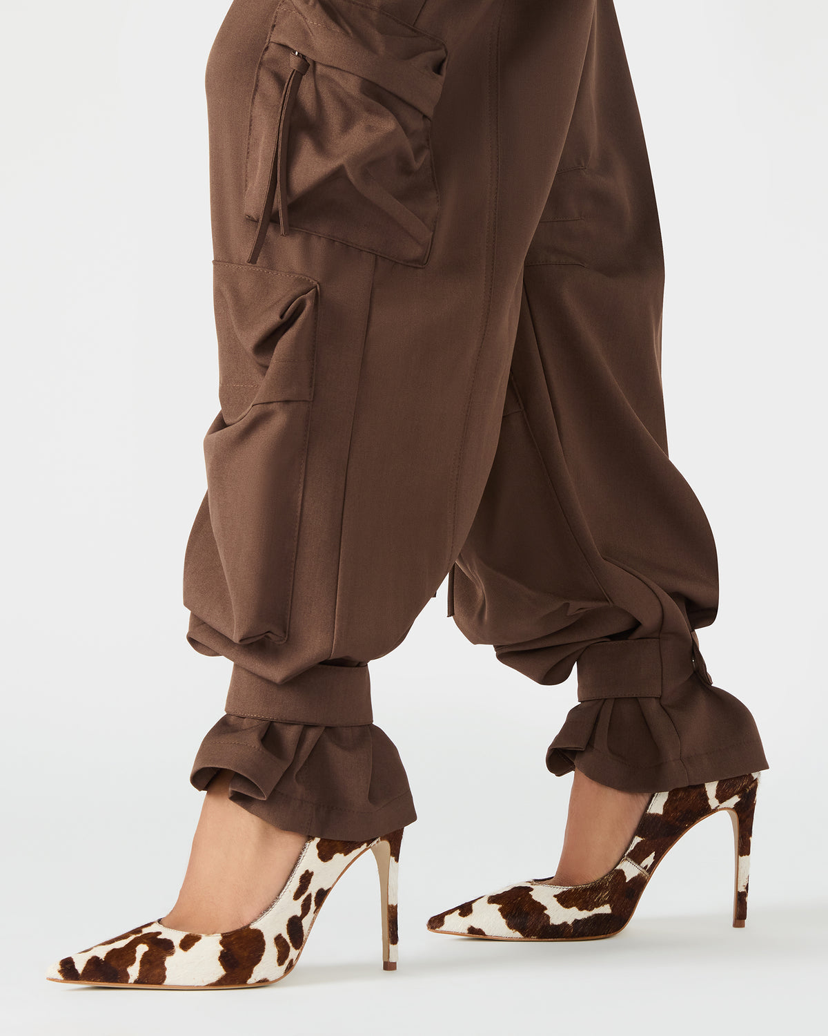 DUO Chocolate Women's Utility Cargo Pants | Steve Madden Recommended