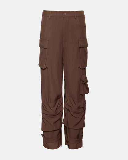 DUO Chocolate Women's Utility Cargo Pants | Steve Madden Recommended