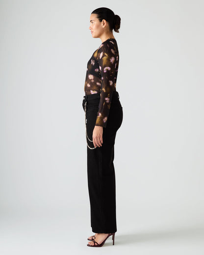 SWIFT Black Wide-Leg Denim Chain Women's Jean | Steve Madden Great Value
