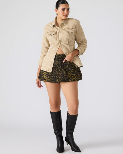 SIMONA Hot Sports Print Women's Mini Skirt | Steve Madden Classic