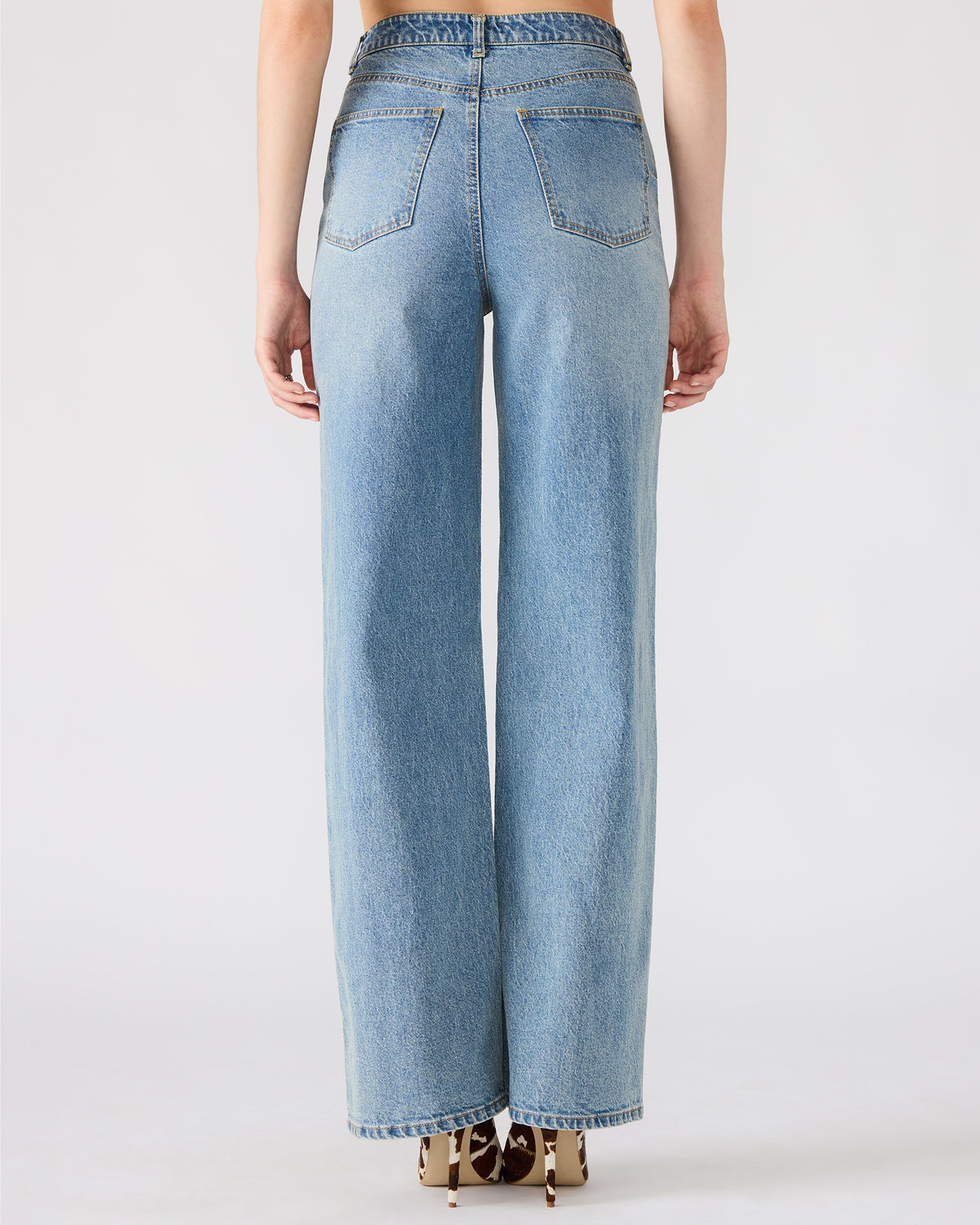 GERALDINE Forever Blue Denim Straight-Leg Women's Jeans | Steve Madden Popular