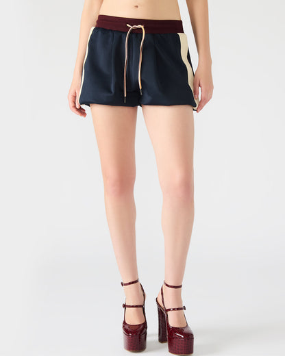 DAISY Midnight Athletic Tie-Front Matching Set Women's Shorts | Steve Madden Latest