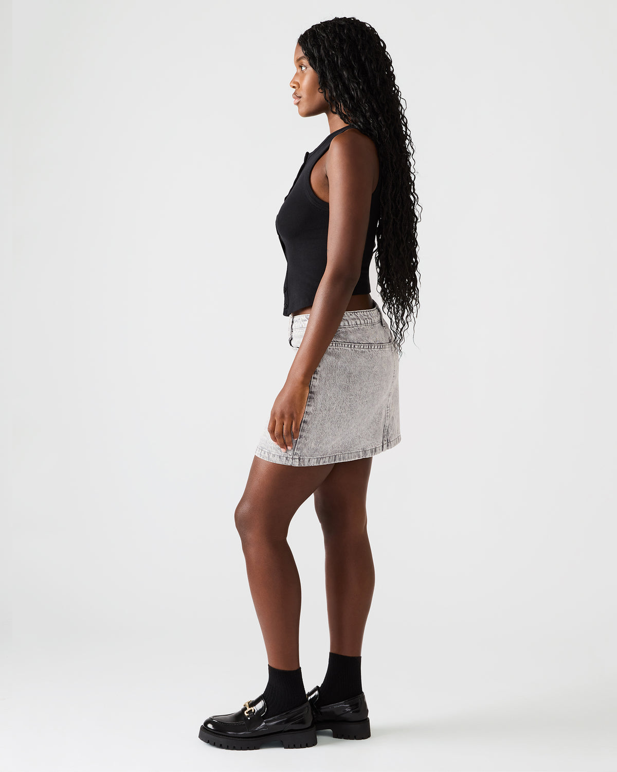 BECK Silver Women's Skirt | Steve Madden Trending