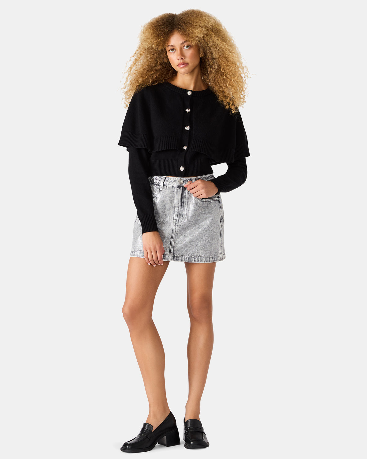 BECK Silver Women's Skirt | Steve Madden Trending